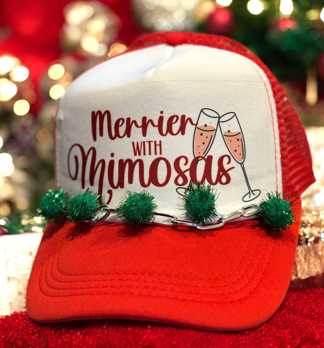 Christmas Cocktail Trucker Hats