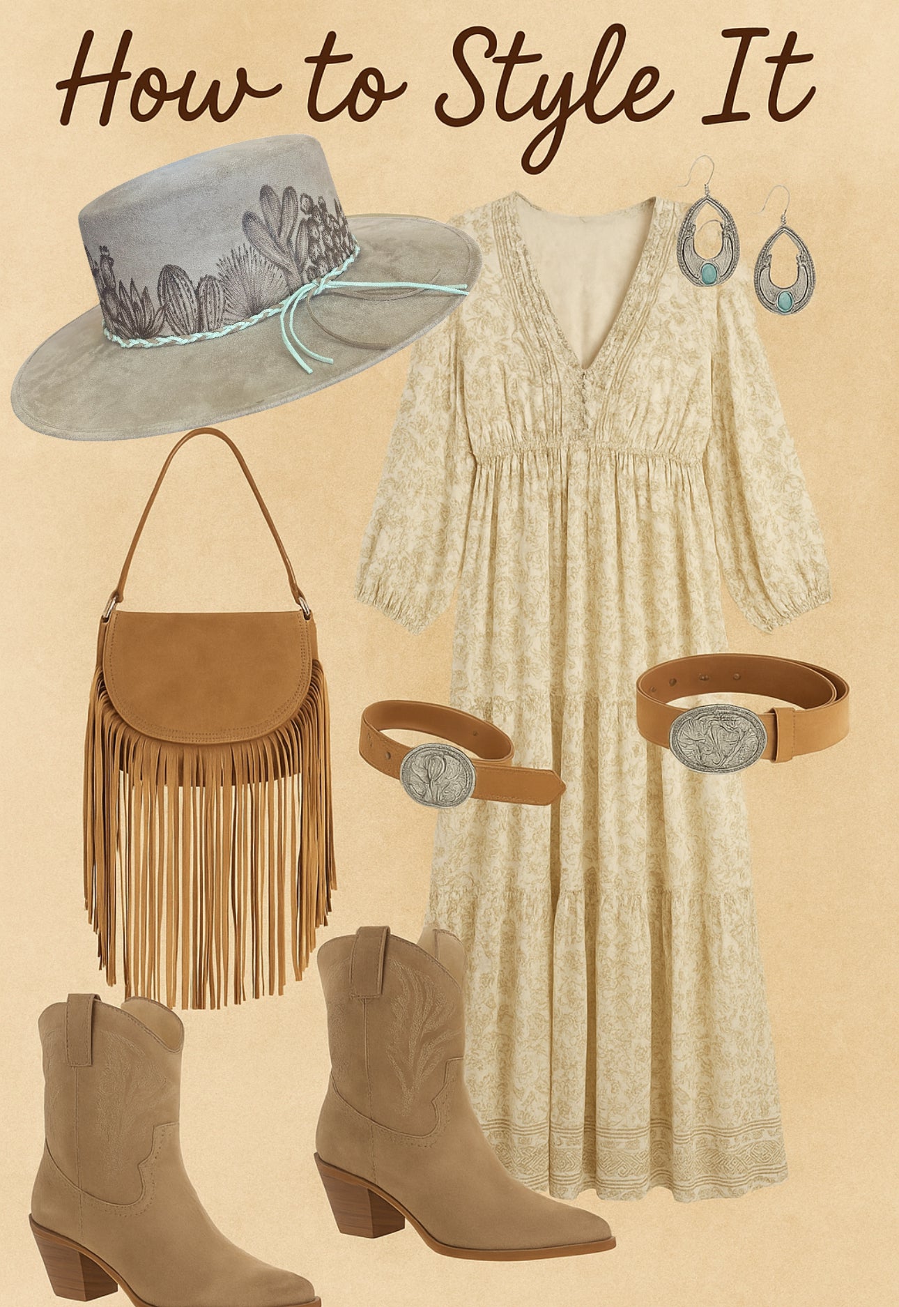 Cactus Wide Brim Hat