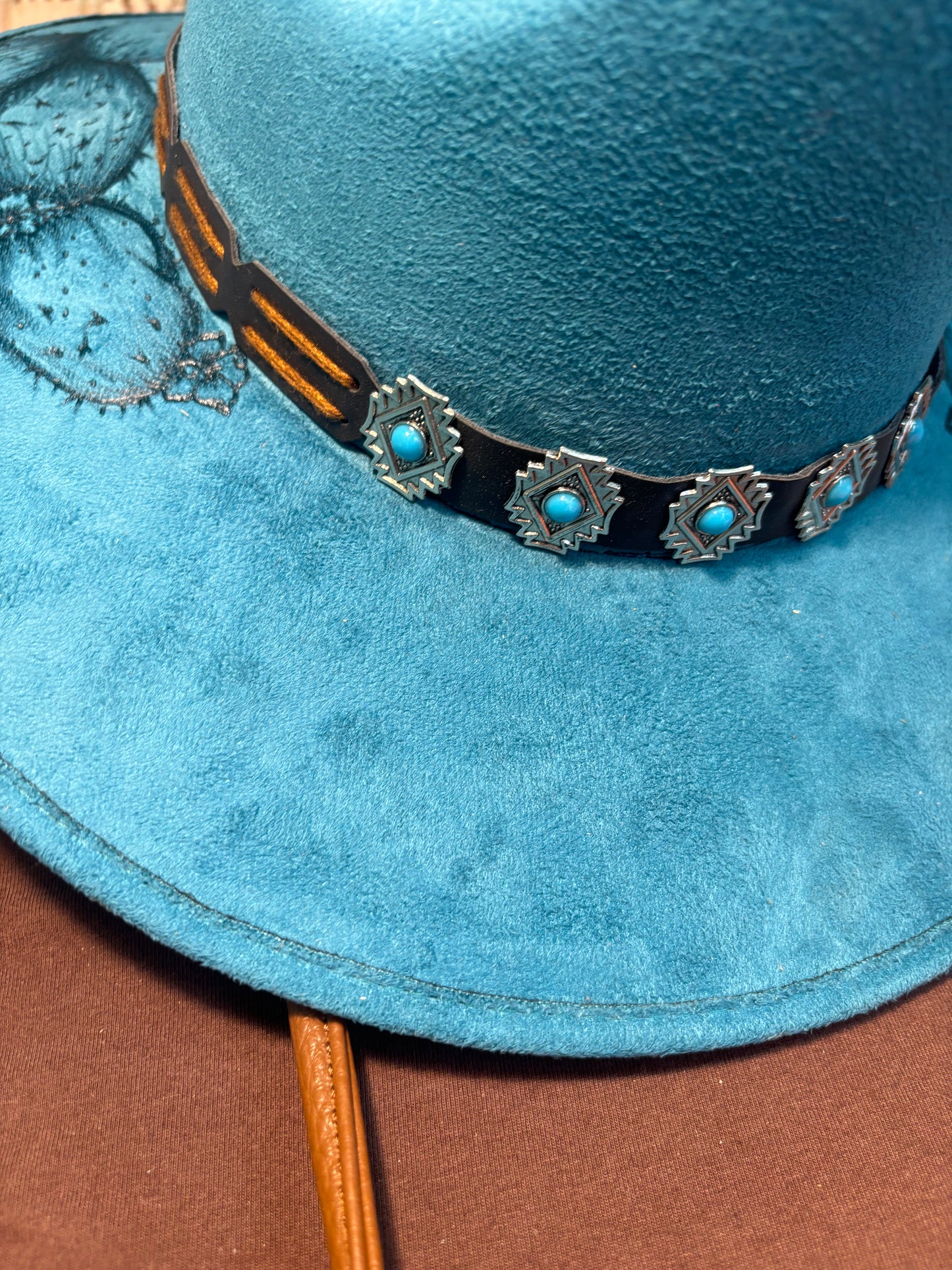 Prickly Pear Cactus Wide Brim Hat